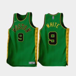 Boston Celtics Derrick White 2022-23 Earned Edition Jersey Green