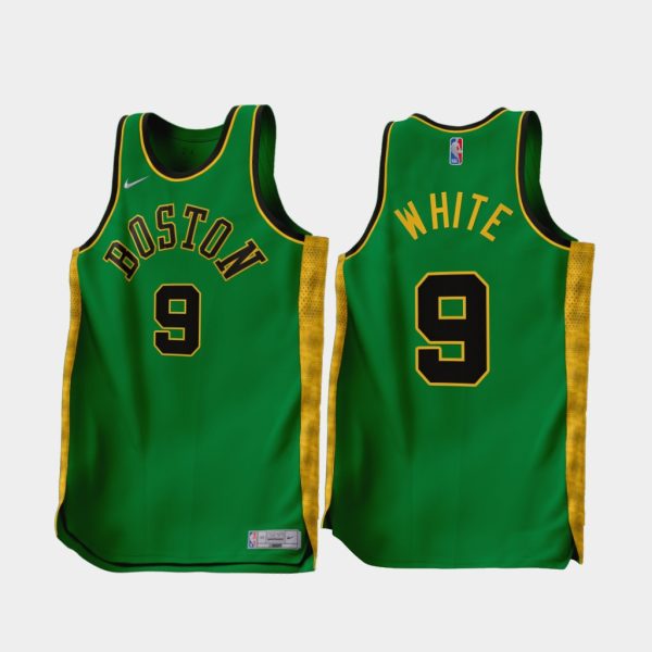 Boston Celtics Derrick White 2022-23 Earned Edition Jersey Green Boston Celtics Derrick White 2022-23 Earned Edition Jersey Green
