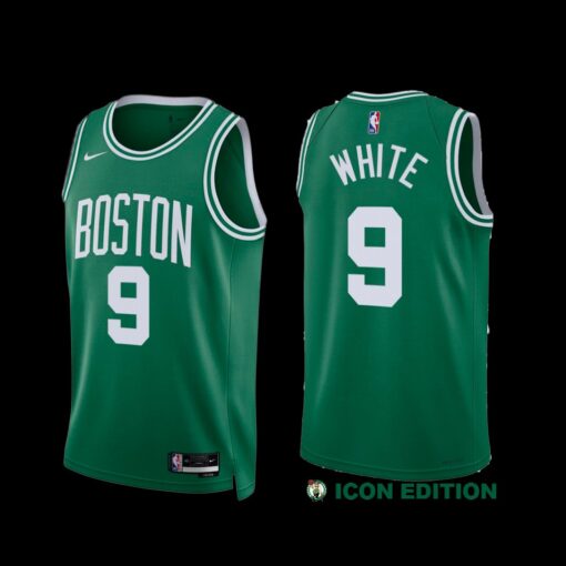 Boston Celtics Derrick White 2022-23 Green Icon Edition Jersey