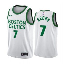 Boston Celtics Jaylen Brown 2021 City White Jersey