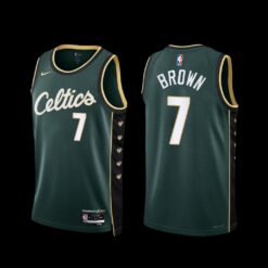 Boston Celtics Jaylen Brown 2022-23 City Edition Jersey Green