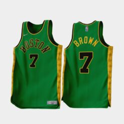 Boston Celtics Jaylen Brown 2022-23 Earned Edition Jersey Green