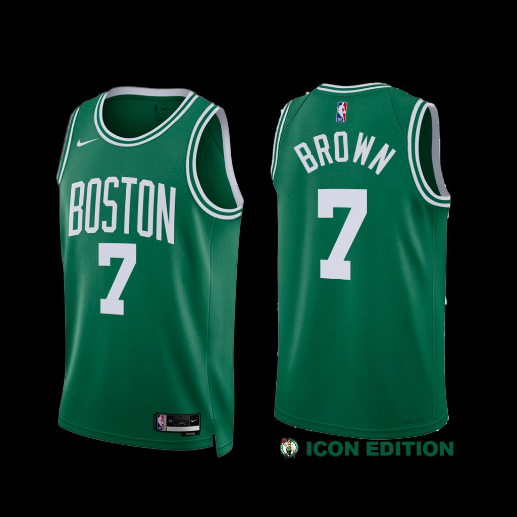 Boston Celtics Jaylen Brown 2022-23 Green Icon Edition Jersey Boston Celtics Jaylen Brown 2022-23 Green Icon Edition Jersey