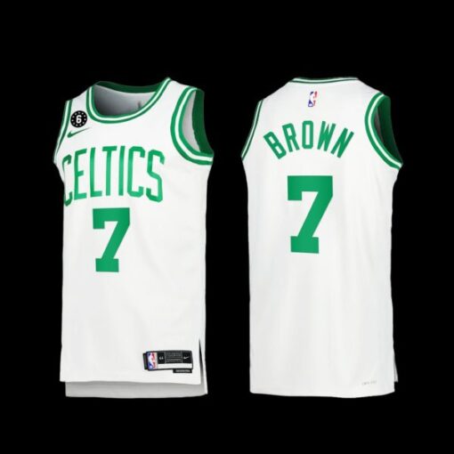 Boston Celtics Jaylen Brown 2022-23 White Association Edition Jersey