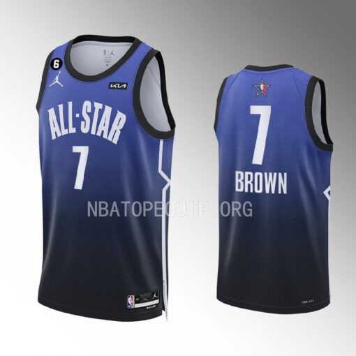 Boston Celtics Jaylen Brown 2023 NBA All-Star Blue Jersey