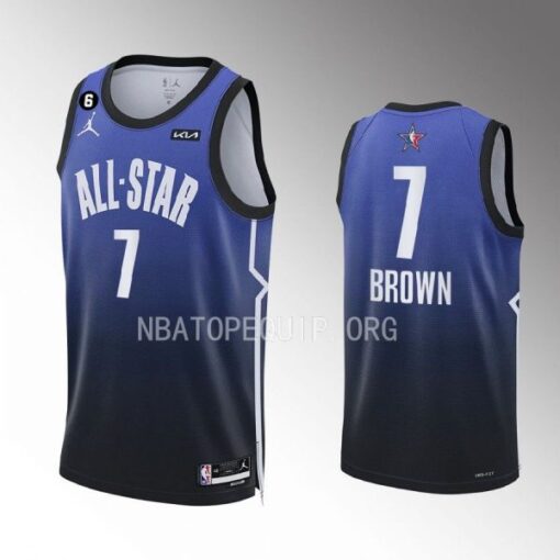 Boston Celtics Jaylen Brown 2023 NBA All-Star Blue Jersey