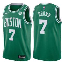 Boston Celtics Jaylen Brown Green Icon Jersey