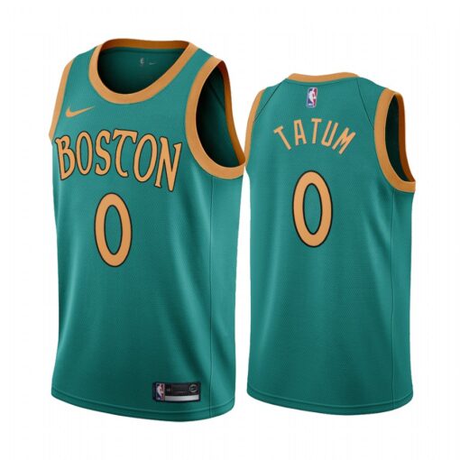 Boston Celtics Jayson Tatum 2020 Green City Edition Jersey
