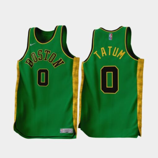 Boston Celtics Jayson Tatum 2022-23 Earned Edition Jersey Green