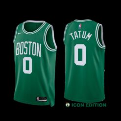 Boston Celtics Jayson Tatum 2022-23 Green Icon Edition Jersey