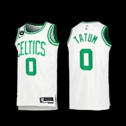 Boston Celtics Jayson Tatum 2022-23 White Association Edition Jersey