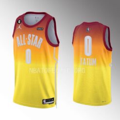 Boston Celtics Jayson Tatum 2023 NBA All-Star Orange Jersey