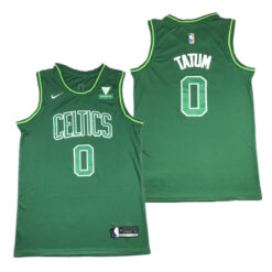 Boston Celtics Jayson Tatum Green 2021 Earned Edition Jersey