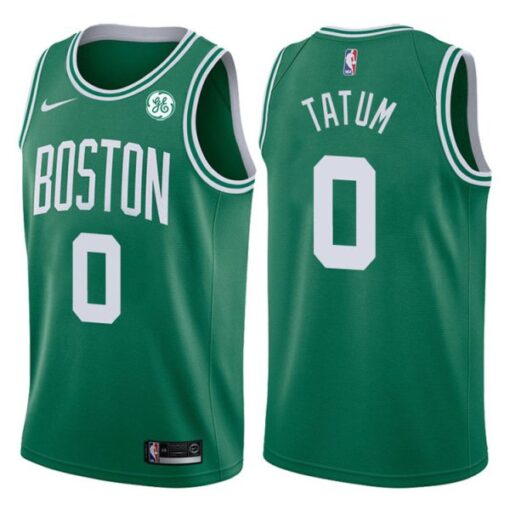 Boston Celtics Jayson Tatum Green Icon Jersey
