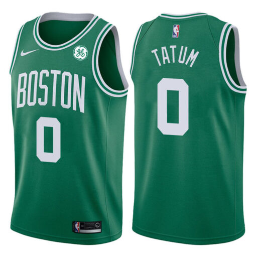 Boston Celtics Jayson Tatum Green Icon Jersey