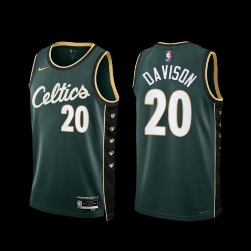 Boston Celtics JD Davison 2022-23 City Edition Jersey Green