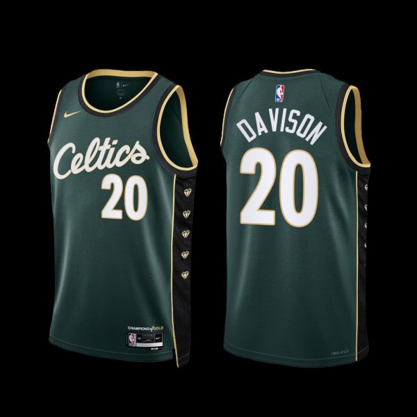 Boston Celtics JD Davison 2022-23 City Edition Jersey Green Boston Celtics JD Davison 2022-23 City Edition Jersey Green
