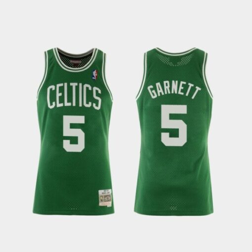 Boston Celtics Kevin Garnett Green Throwback Jersey