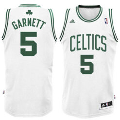 Boston Celtics Kevin Garnett White Throwback Jersey