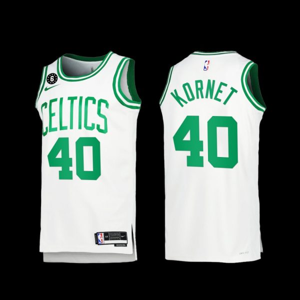 Boston Celtics Luke Kornet 2022-23 White Association Edition Jersey Boston Celtics Luke Kornet 2022-23 White Association Edition Jersey