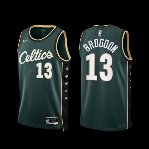 Boston Celtics Malcolm Brogdon 2022-23 City Edition Jersey Green