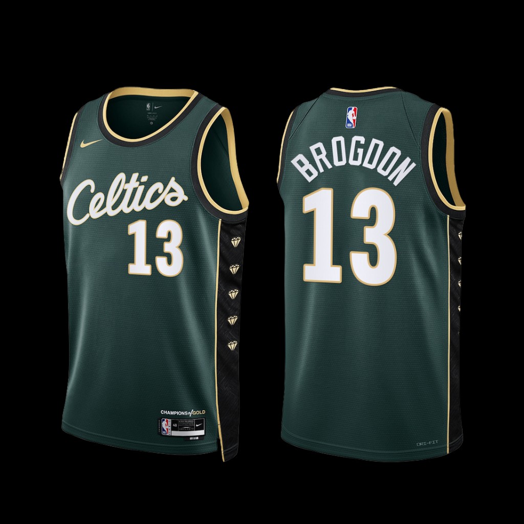 Boston Celtics Malcolm Brogdon 2022-23 City Edition Jersey Green Boston Celtics Malcolm Brogdon 2022-23 City Edition Jersey Green