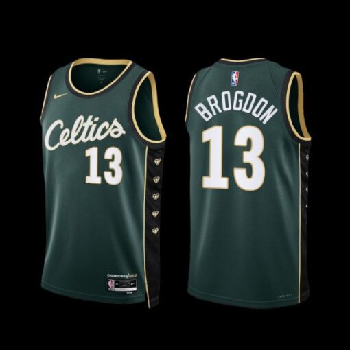 Boston Celtics Malcolm Brogdon 2022-23 City Edition Jersey Green