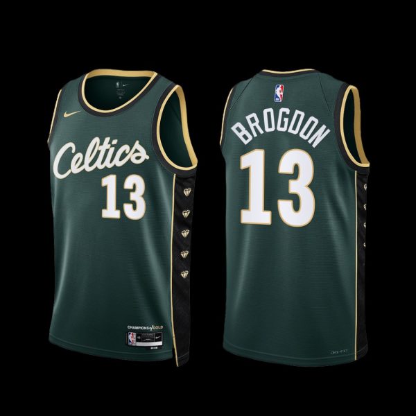 Boston Celtics Malcolm Brogdon 2022-23 City Edition Jersey Green Boston Celtics Malcolm Brogdon 2022-23 City Edition Jersey Green