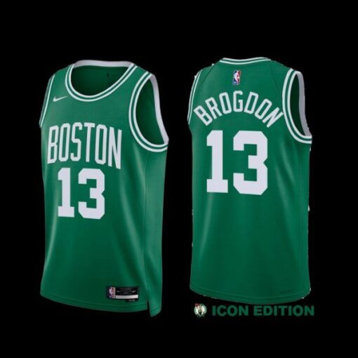 Boston Celtics Malcolm Brogdon 2022-23 Green Icon Edition Jersey