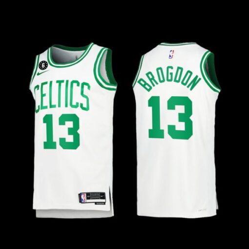 Boston Celtics Malcolm Brogdon 2022-23 White Association Edition Jersey