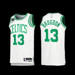 Boston Celtics Malcolm Brogdon 2022-23 White Association Edition Jersey