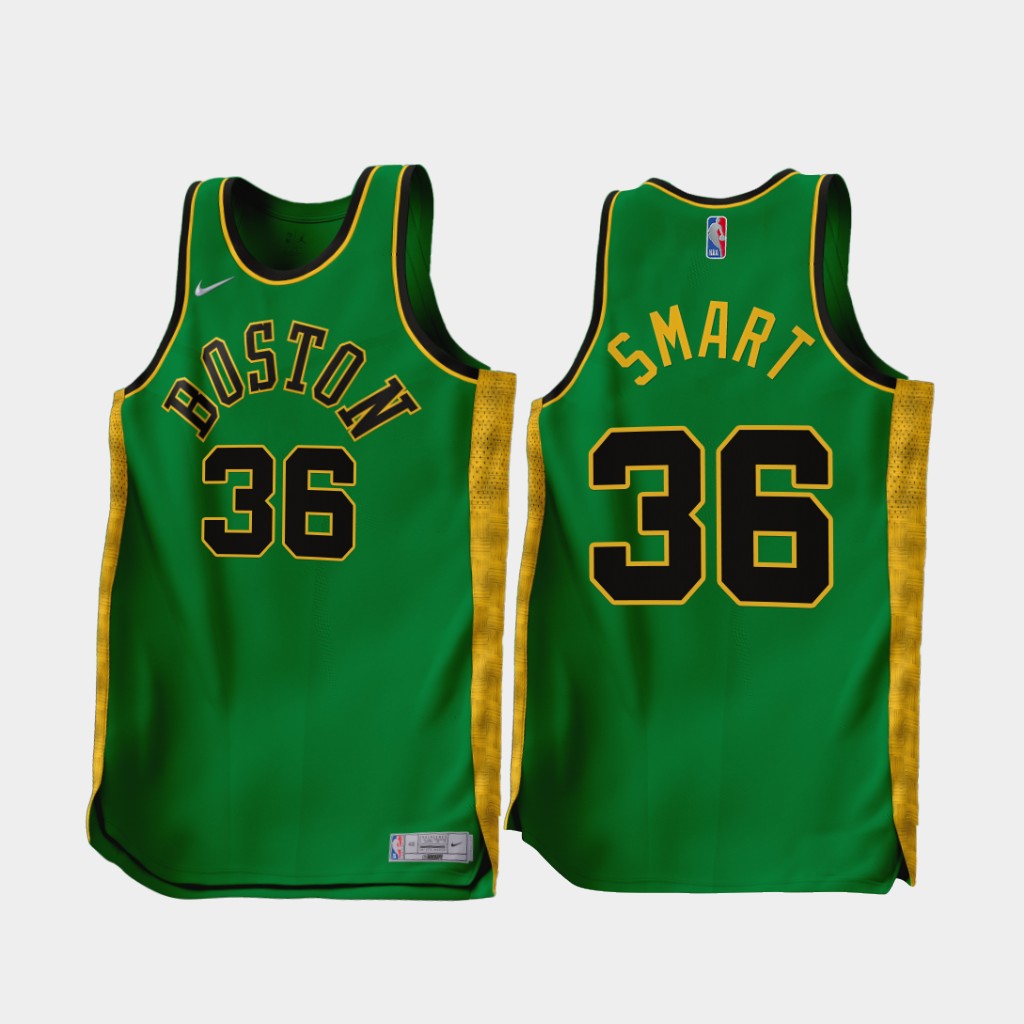 Boston Celtics Marcus Smart 2022-23 Earned Edition Jersey Green Boston Celtics Marcus Smart 2022-23 Earned Edition Jersey Green