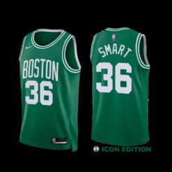 Boston Celtics Marcus Smart 2022-23 Green Icon Edition Jersey