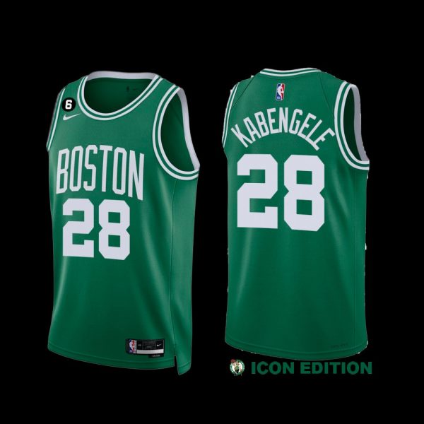 Boston Celtics Mfiondu Kabengele 2022-23 Icon Edition Jersey Green Boston Celtics Mfiondu Kabengele 2022-23 Icon Edition Jersey Green