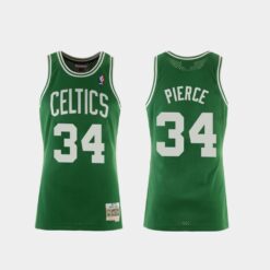 Boston Celtics Paul Pierce Green Throwback Jersey