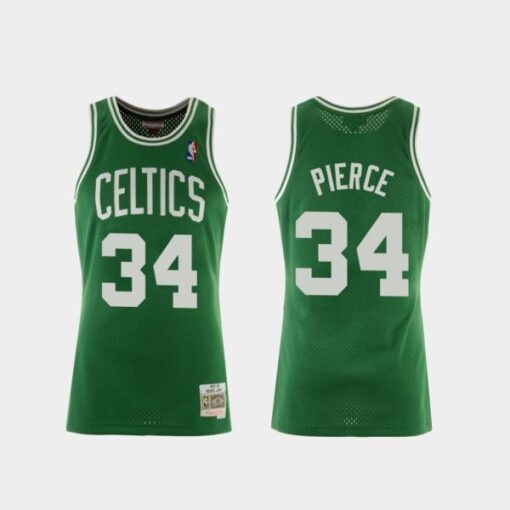 Boston Celtics Paul Pierce Green Throwback Jersey