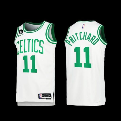 Boston Celtics Payton Pritchard 2022-23 White Association Edition Jersey