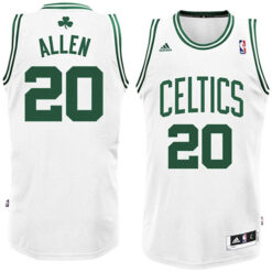 Boston Celtics Ray Allen White Throwback Jersey