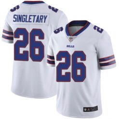 Buffalo Bills Devin Singletary White Limited Jersey