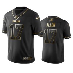 Buffalo Bills Josh Allen Black Golden Limited Jersey