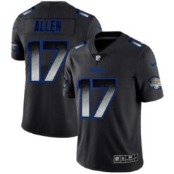 Buffalo Bills Josh Allen Black Smoke Fashion Limited Jersey