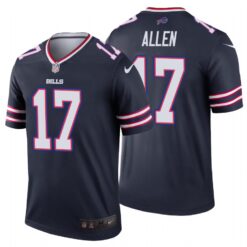 Buffalo Bills Josh Allen Inverted Navy Limited Jersey