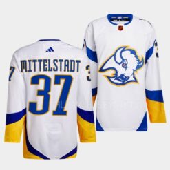 Buffalo Sabres Casey Mittelstadt Reverse Retro 2.0 White Jersey