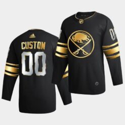 Buffalo Sabres Custom Golden Edition Limited Black Jersey