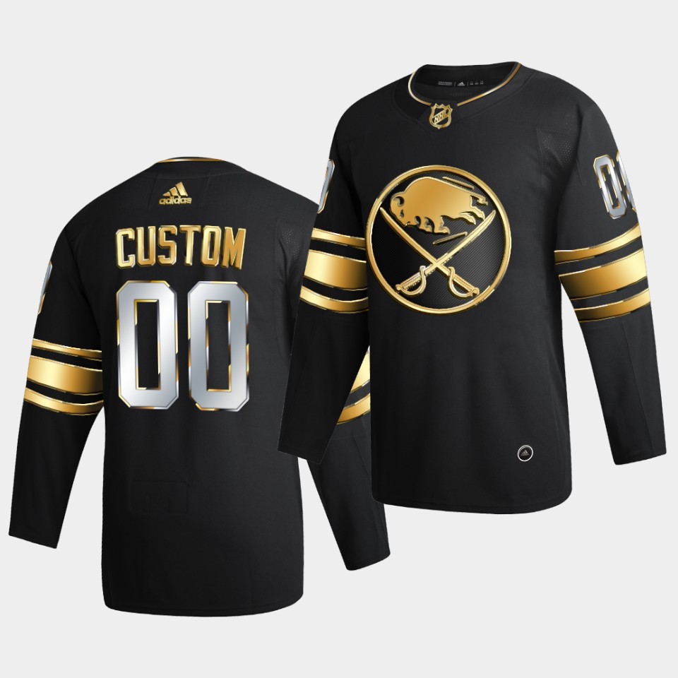 Buffalo Sabres Custom Golden Edition Limited Black Jersey Buffalo Sabres Custom Golden Edition Limited Black Jersey