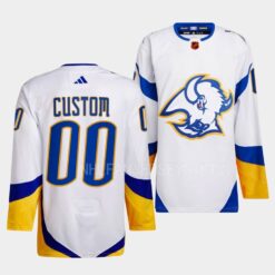 Buffalo Sabres Custom Reverse White Jersey