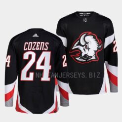 Buffalo Sabres Dylan Cozens 2022-23 Goathead Alternate Black Jersey