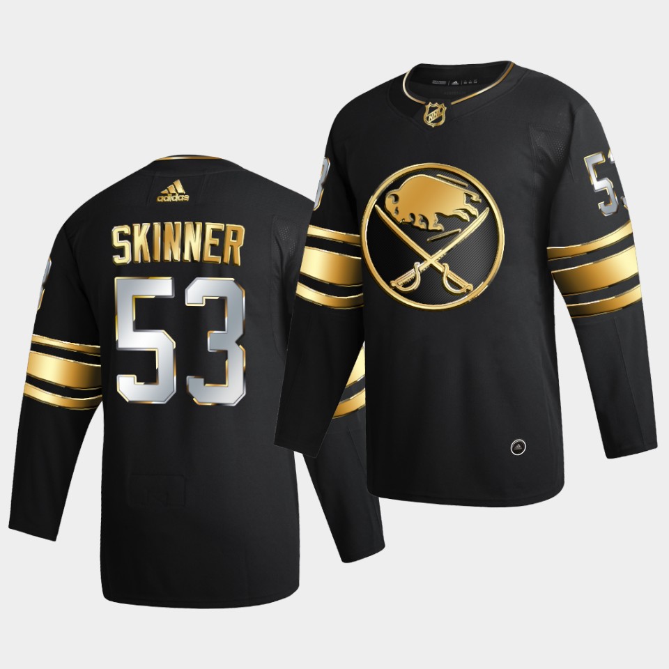 Buffalo Sabres Jeff Skinner 2020-21 Golden Edition Limited Black Jersey Buffalo Sabres Jeff Skinner 2020-21 Golden Edition Limited Black Jersey