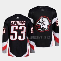 Buffalo Sabres Jeff Skinner 2022-23 Goathead Alternate Black Jersey