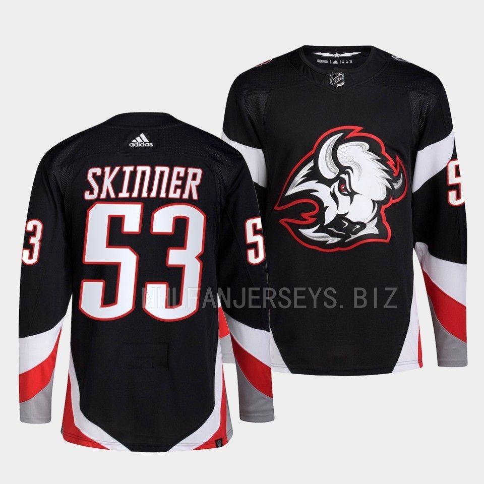 Buffalo Sabres Jeff Skinner 2022-23 Goathead Alternate Black Jersey Buffalo Sabres Jeff Skinner 2022-23 Goathead Alternate Black Jersey